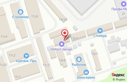 Производственная компания в Москве на карте