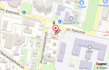 Публичное акционерное общество Промсвязьбанк на улице Красина на карте