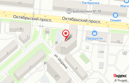Магазин автозапчастей АвтоShop43 на Октябрьском проспекте на карте