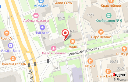 Салон цветов в Москве на карте