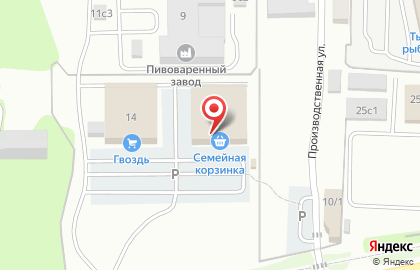 Дискаунтер Семейная корзинка в Петропавловске-Камчатском на карте