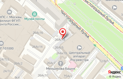 zaym-credit24.ru на Чистопрудном бульваре на карте
