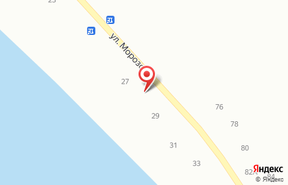 Продуктовый магазин на улице Морозова на карте