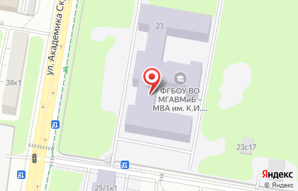 Академия на Волжской на карте