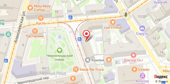 Клиника Центр Флебологии на улице Пискунова на карте