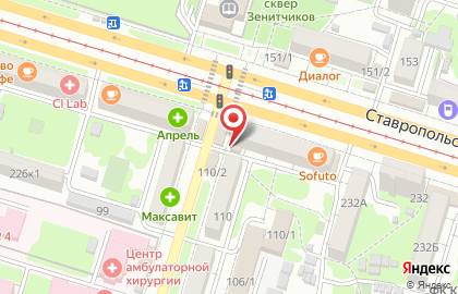 Магазин фастфудной продукции Печка на Ставропольской улице на карте