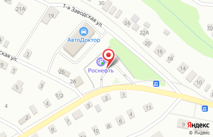 Тнк, азс на 1-ой Заводской улице на карте