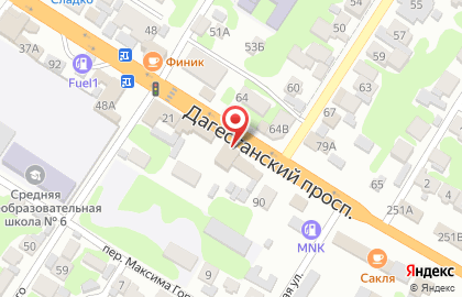 Киоск по продаже шаурмы в Дагестанских Огнях на карте