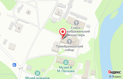 Преображенский Толшевский женский монастырь на карте