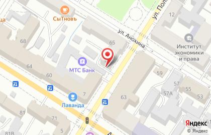 Банкомат МТС-банк в Центральном районе на карте