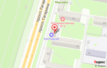 Производственная компания Камнеград на проспекте Гагарина на карте