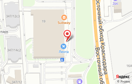 Ресторан быстрого питания Subway в Карасунском районе на карте