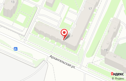 Медицинский оздоровительный центр Аванте на Архангельской улице на карте