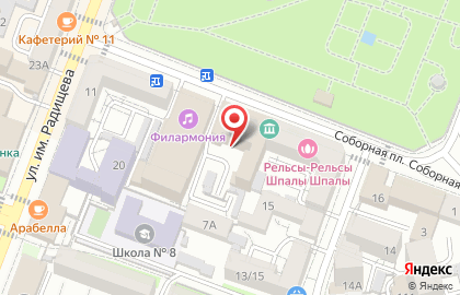 Служба пожаротушения и проведения аварийно-спасательных работ на карте