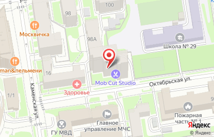 Барбершоп Firma на Октябрьской улице на карте
