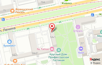 Салон-галерея подарков Талант в Октябрьском районе на карте