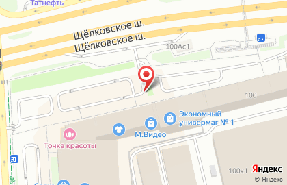 Сервисный центр Московский паркинг в Северном Измайлово на карте