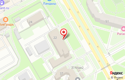 1C на улице Красных Фортов на карте