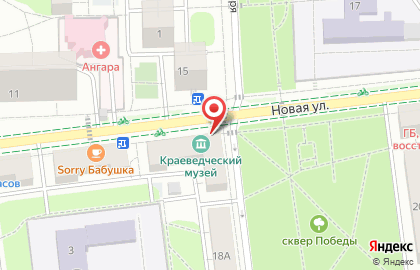 Краеведческий музей г. Железнодорожного на карте