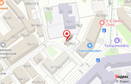 Автокомплекс на Большой Почтовой улице на карте