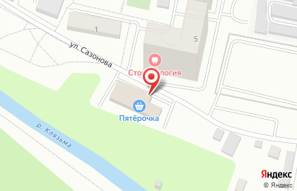 Супермаркет Пятёрочка в Москве на карте