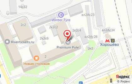 Школа танцев Premium Pole на проспекте Маршала Жукова на карте