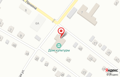 Дом культуры рп. Дорогино на Центральной улице на карте