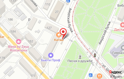 Киоск по продаже фруктов и овощей в Кировском районе на карте
