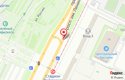 Билборды (6х3 м) от РА Экспресс-Сити на улице им В.И.Ленина 76Р на карте