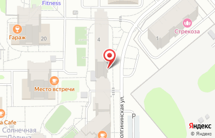 Супермаркет Дикси на Долгининской улице на карте