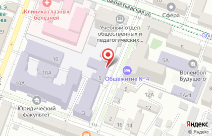 Саратовский национальный исследовательский государственный университет им. Н.Г. Чернышевского в Саратове на карте
