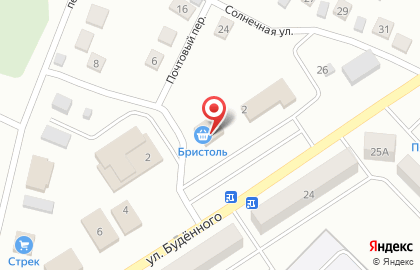 Магазин у дома Бристоль на Будённого, 2Б на карте