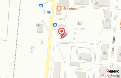 Супермаркет Мария-Ра на Комсомольской на карте