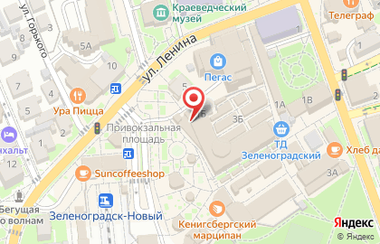 Супермаркет Spar на улице Тургенева на карте