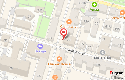 Ресторанный комплекс Оазис на Трёхсвятской улице на карте
