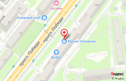 Магазин косметики и бытовой химии Магнит Косметик в Октябрьском округе на карте