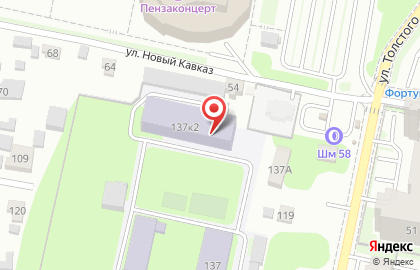 Пензенский многопрофильный колледж на улице Пушкина на карте