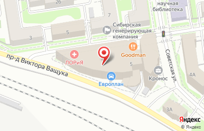 Стейк-хаус Goodman на метро Площадь Ленина на карте