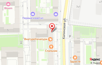 Строительная компания Брусника. Москва на карте