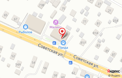 Магазин мебели на Советской, 73а ст1 на карте