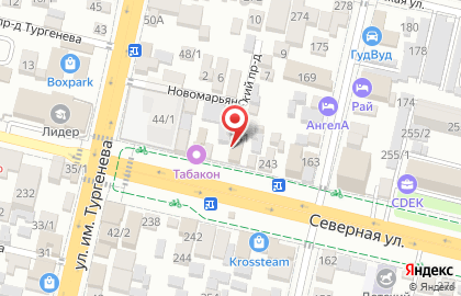 Магазин винных напитков Millstream на Северной улице на карте