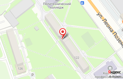 Общежитие в Пскове на карте