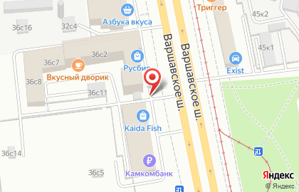 Локо-банк кб ЗАО Дополнительный Офис Отделение Варшавское на карте