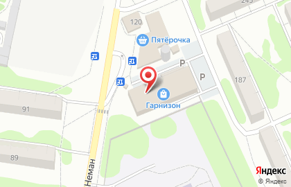 Супермаркет Как раз в Октябрьском районе на карте