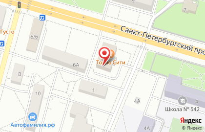 Городской ресторан Токио-city на Санкт-Петербургском проспекте, 2 в Петергофе на карте