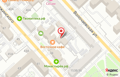Пряжа на улице Дзержинского на карте
