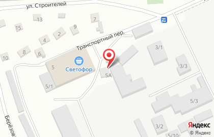 Магазин Винтаж на улице Строителей на карте