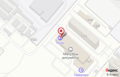 Фитнес-клуб Озон на проспекте Комарова на карте