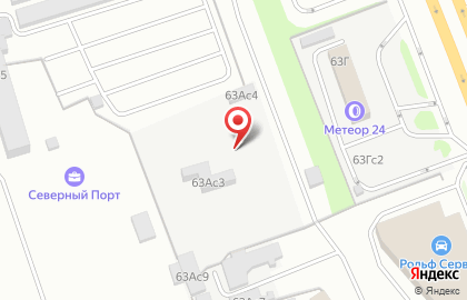 Пункт техосмотра на Ленинградском шоссе в Левобережном районе на карте