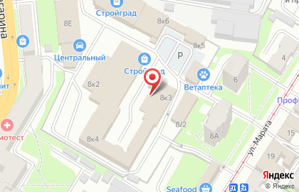Умелец на улице Марата на карте